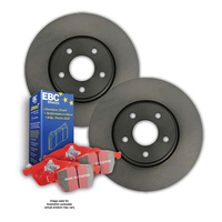 FRONT RDA DISC BRAKE ROTORS & EBC REDSTUFF PADS FOR CHRYSLER 300C SRT8 6.1L 2006-12 RDA7992