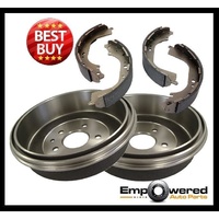 RDA REAR BRAKE DRUMS + SHOES FOR TOYOTAHILUX 4WD KZN165 RZN160 170 190 1997-05 RDA1744