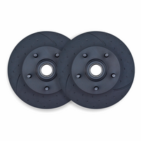 DIMPLED & SLOTTED FRONT BRAKE ROTORS FOR FORD EF EL XR6 XR8 *ABS*1994-1996 RDA132D