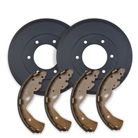 RDA REAR BRAKE DRUMS + BRAKE SHOES for FORD Courier/Raider 2.6L 4WD 1987-10/1998