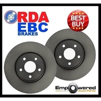 FRONT DISC BRAKE ROTORS for Fiat 500 1.4L & 1.4T Abarth *98mm PCD* 2007 on 