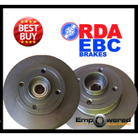 REAR DISC BRAKE ROTORS FOR RENAULT CLIO III 1.6L 1.4L 7/2005 ON RDA7359