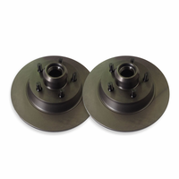RDA Rear Disc Brake Rotors Inc Bearings For Peugeot 208 1.2L 1.6L 1.6TD 2012 On