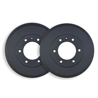 RDA REAR BRAKE DRUMS FOR HOLDEN RODEO RA 3.0TD 120KW 4WD 1/2007-10/2008 RDA6558 PAIR