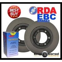 FRONT DISC BRAKE ROTORS+H/D PADS RDA7903 for Holden Colorado RC RG *256mm '08 on 