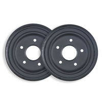 RDA REAR BRAKE DRUMS PAIR FOR MITSUBISHI MIRAGE CE 1500 5/1996-9/2004 RDA6565