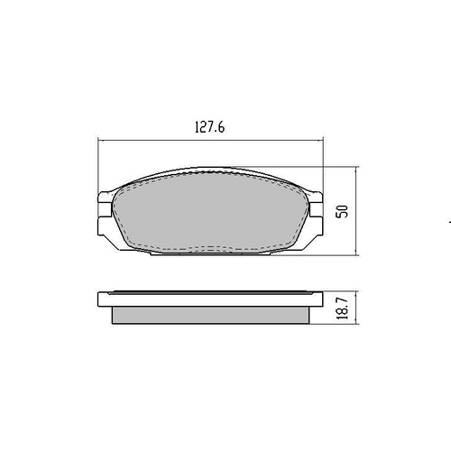 RDA EXTREME HEAVY DUTY BRAKE PADS FOR NISSAN PATROL GQ/Y60 1988-1997 RDX1146