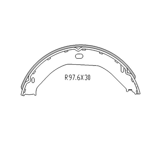 RDA REAR HAND BRAKE SHOES FOR JEEP GRAND CHEROKEE II WJ WG 4.0L 4.7L 2000-2005