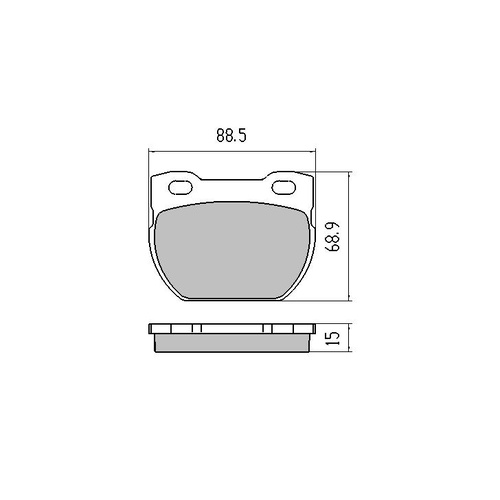 RDA EXTREME H/D REAR BRAKE PADS FOR LANDROVER DEFENDER 110 130 1990-1994 RDX1306SM