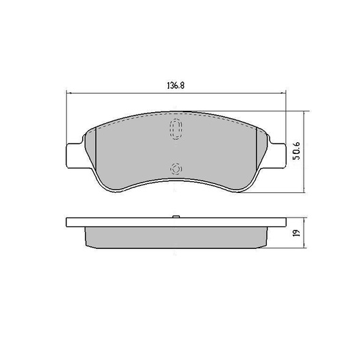 RDA GP MAX FRONT BRAKE PADS FOR CITROEN BERLINGO 10/2001-2008 *BOSCH* RDB1954