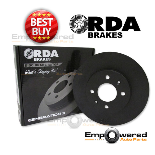 RDA REAR DISC BRAKE ROTORS FOR LAND ROVER DISCOVERY V 2.0D 2.0TTD 3.0TD 9/2016 ON