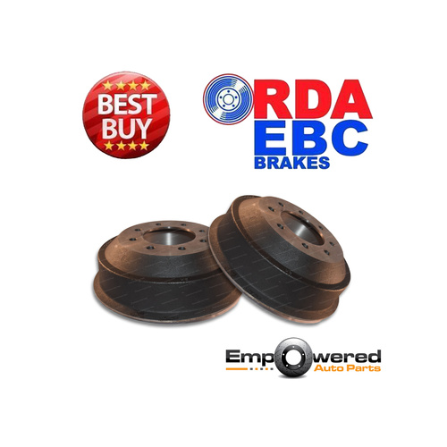RDA REAR BRAKE DRUMS FOR FORD F250 SOME *SRW* 1984-1986 RDA6705 PAIR