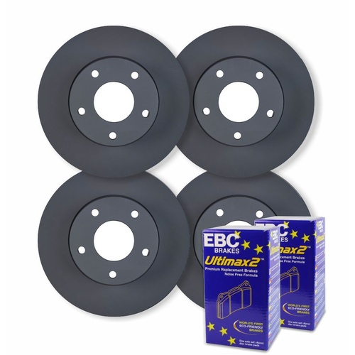 FULL SET DISC BRAKE ROTORS + PADS FOR KIA CARNIVAL & GRAND CARNIVAL VQ 2006-2015
