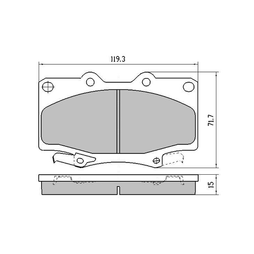 EBC YELLOW STUFF FRONT BRAKE PADS FOR TOYOTA LANDCRUISER 80 SERIES 1/1990 ON