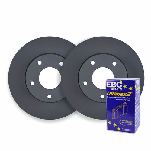 FRONT RDA DISC BRAKE ROTORS & EBC PADS FOR CITROEN C5 2.0L 2.0TD 304MM 4/2008-ON RDA7465