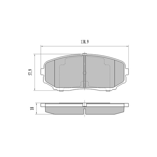 FULL SET FRONT & REAR GP MAX BRAKE PADS FOR MAZDA CX-9 10/2007-7/2016 RDB2116