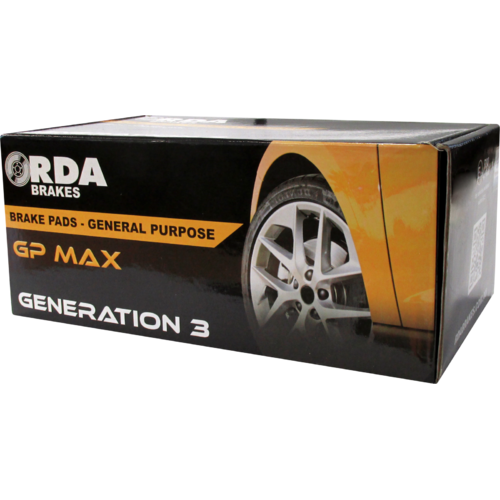 RDA GP MAX FRONT BRAKE PADS for SSANGYONG ACTYON 2.0TD 2.3L 2006 onwards RDB1450