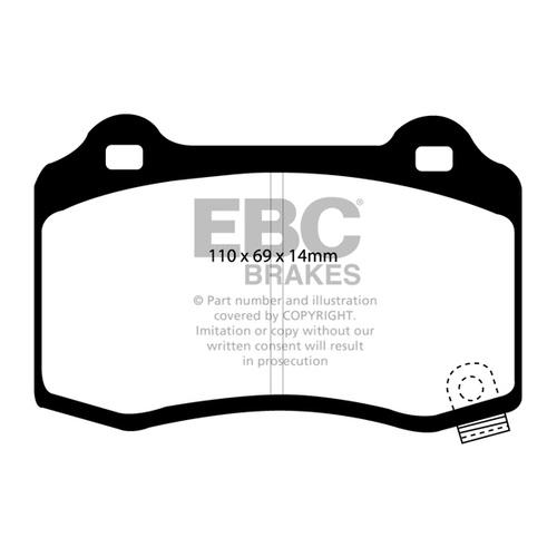 Vf ssv redline clearance brembo brake pads