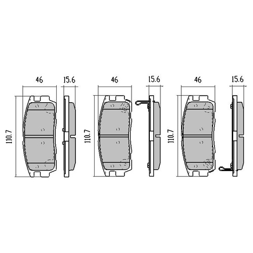 RDA EXTREME REAR BRAKE PADS FOR HOLDEN CAPTIVA 10/2006 ONWARDS RDX2001