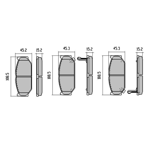 GP MAX FRONT BRAKE PADS FOR SUZUKI SWIFT EZ RS416 1.6L SPORTS 2005-2011