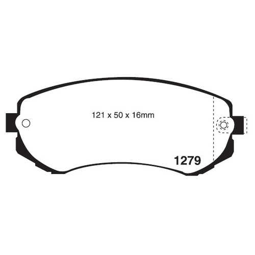 EBC YELLOW STUFF REAR BRAKE PADS for NISSAN PATROL GU Y61 TY61 1998 On - DP41279