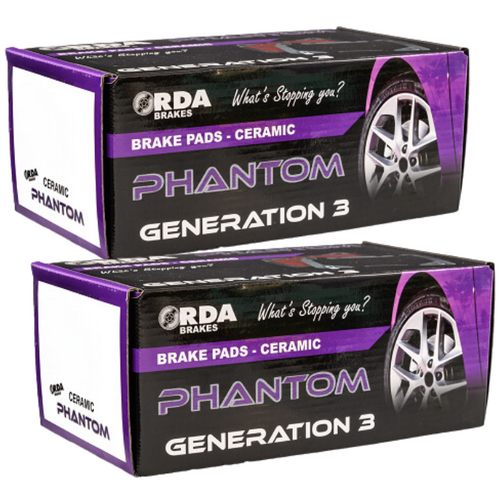 FULL SET RDA PHANTOM CERAMIC BRAKE PADS FOR HOLDEN COMMODORE VT VX VY VZ 97-2006