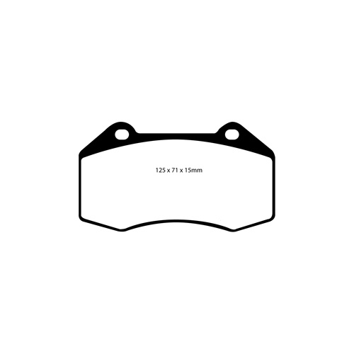 EBC YELLOW STUFF FRONT BRAKE PADS for Renault Megane SPORT 2.0L 165Kw 2005-2007