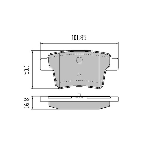 RDA GP MAX REAR BRAKE PADS FOR PROTON GEN 2 1.6L 10/2004-11/2014 RDB1930