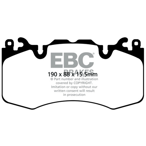 EBC ULTIMAX FRONT BRAKE PADS FOR RANGE ROVER SPORT *BREMBO*4/2013 ONWARD-DPX2064