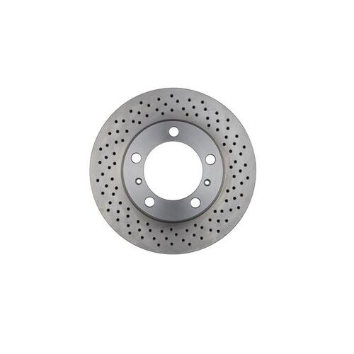 FRONT DRILLED BRAKE ROTORS FOR PORSCHE BOXTER 987 2.7L 176KW RWD 2/2005-10/2006