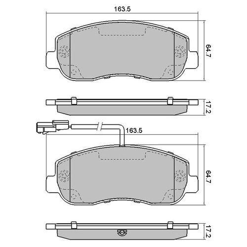 RDA EXTREME FRONT BRAKE PADS FOR RENAULT MASTER 2.3T X62 10/2011 ONWARDS