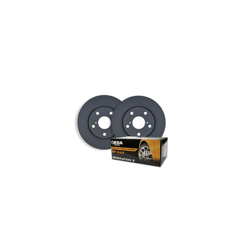 REAR RDA DISC BRAKE ROTORS & PADS 300MM FOR SAAB 9-5 2.3T 3.0T 2001-2008