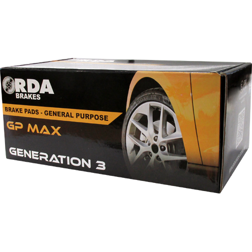 RDA GP MAX REAR BRAKE PADS for Audi S3 2.0L Turbo QUARTTRO 2013 - ON RDB2245