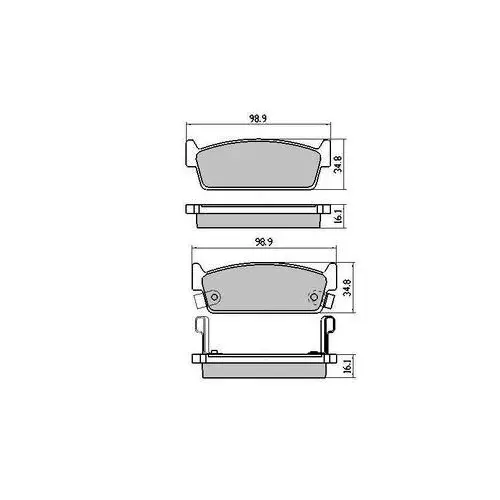 RDA GP MAX REAR BRAKE PAD FOR NISSAN SKYLINE RDB1144