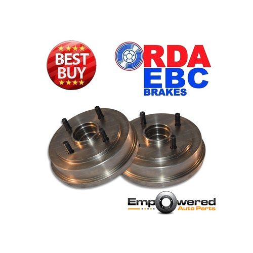 RDA REAR BRAKE DRUMS FOR MITSUBISHI LANCER CA CB 6/1988-1993 RDA6563