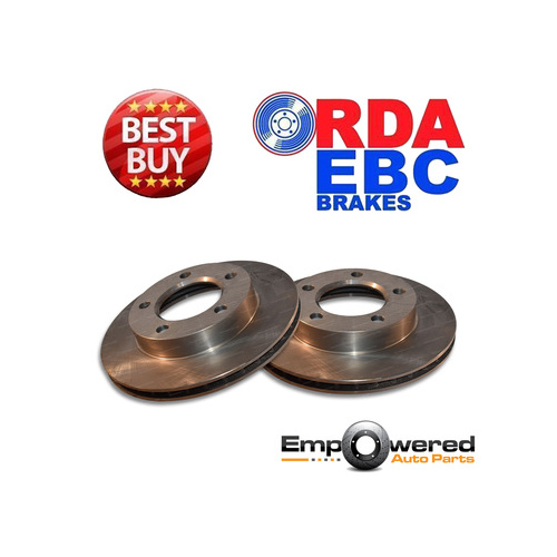FRONT DISC BRAKE ROTORS FOR JEEP CJ SERIES *2 MOUNT BOLT CALLIPER TYPE* 1976-86