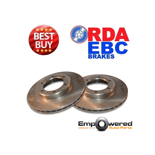 FRONT BRAKE ROTORS FOR TOYOTA HIACE 4WD LH56 LH66 YH56 YH66 1986-1990 RDA7679