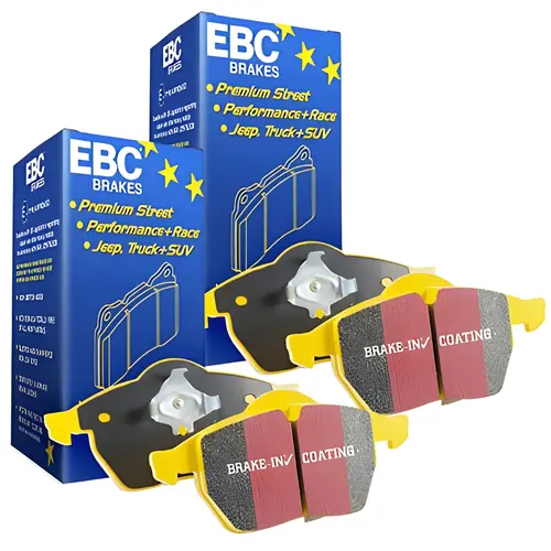 FRONT & REAR EBC YELLOWSTUFF BRAKE PADS for Nissan Patrol GU Y61 TY61 1998 on