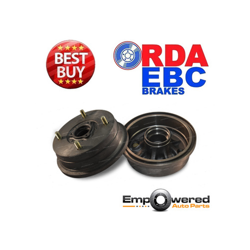 RDA REAR BRAKE DRUMS FOR SUBARU SEDAN/WAGON 2WD *180MM HUB-TYPE* 1976-1979 RDA6580