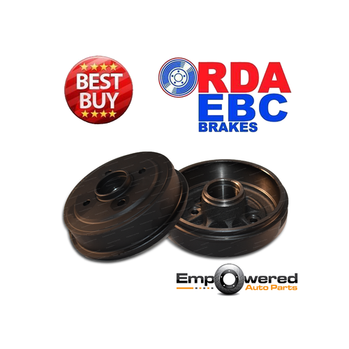 RDA REAR BRAKE DRUMS FOR NISSAN CUBE Z11 1.4L HATCH 10/2002-11/2008 RDA6810 PAIR