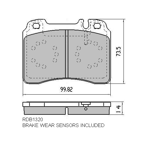 EBC YELLOW STUFF FRONT BRAKE PADS FOR MERCEDES-BENZ W124 E320 3.2L 93-95 DP4927