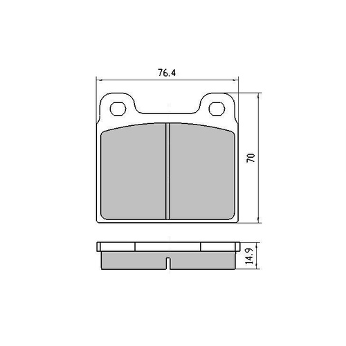 EBC REDSTUFF FRONT BRAKE PADS FOR VARIOUS MERCEDES-BENZ W108 W111 W113 -DP3103