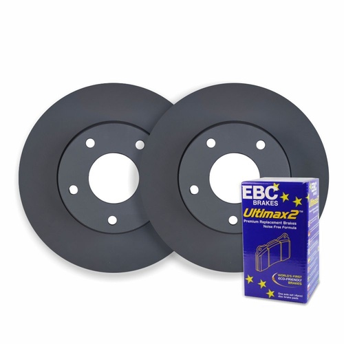 FRONT DISC BRAKE ROTORS + PREMIUM PADS for Ford Falcon BA XR6 XR6T XR8 RDA504