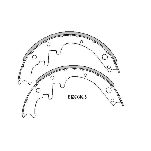 REAR BRAKE SHOE SET - R1271 FOR FORD FALCON XR XT XW XY XA XB 1966-1975