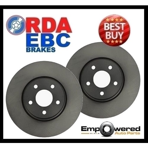 FRONT DISC BRAKE ROTORS with 12 MTH WARRANTY PAIR for Ferrari F40 1988-1992 