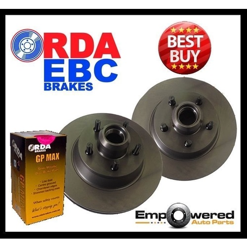 FRONT DISC BRAKE ROTORS + PADS for Ford Falcon EF EL non-ABS 1994-11/1996 RDA131