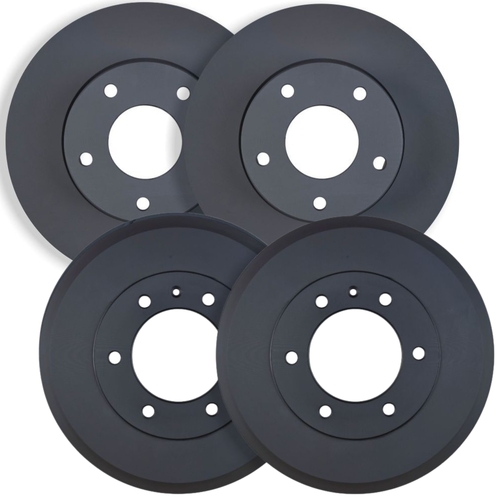FRONT DISC BRAKE ROTORS & REAR BRAKE DRUMS FOR HOLDEN COLORADO RC 3.6L V6 2008-12