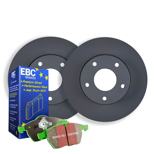 FRONT RDA DISC BRAKE ROTORS & 4X4 PADS FOR DODGE RAM SRT10 380MM 2005-ON RDA8274