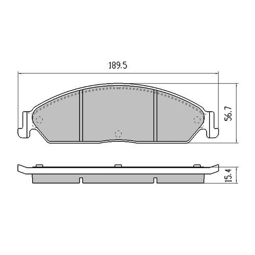 RDA EXTREME FRONT BRAKE PAD FOR FORD FALCON BA BF FG UTE & TERRITORY - RDX1473SM